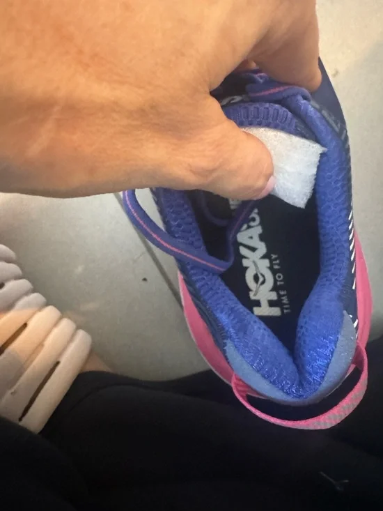 Hoka One One Blue with Pink Accent Women's Sneakers - Picture 6 of 6